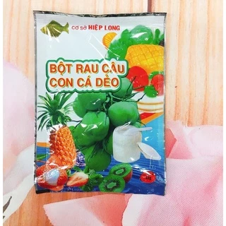 Bột rau câu con cá giòn, dẻo