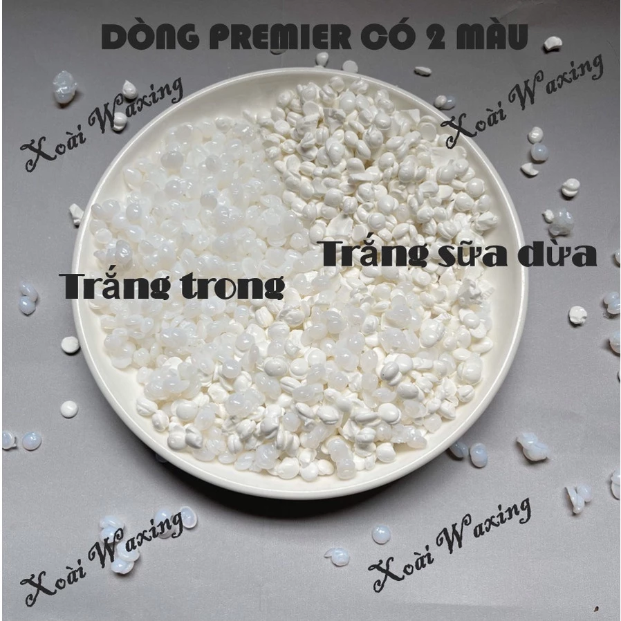 Sáp wax lông cao cấp siêu bám [ 100gr ] Sáp dừa sữa coconut & trong suốt starsoft (tặng kèm que gỗ)