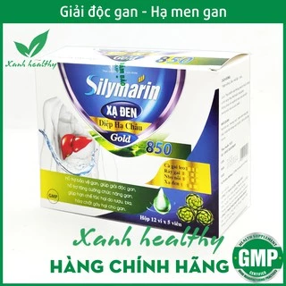 Viên bổ gan Silymarin Xạ Đen Diệp Hạ Châu Gold - Giải độc gan hiệu quả từ thảo dược an toàn hiệu quả - Hộp 60 viên