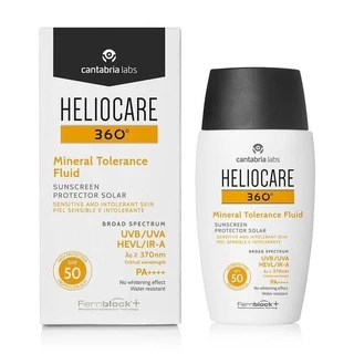 MBC M27 Kem Chống Nắng Heliocare 360 Water Gel & Mineral Tolerance Fluid SPF 50++