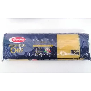 [Túi 1 Kg – SỐ 3 (CHEF)] MÌ Ý SỢI TRÒN [Italia] BARILLA No 3 Selezione Oro Spaghetti Pasta