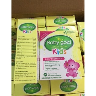 Baby gold kids giúp bé ăn ngon, bé kén ăn chậm lớn, tiêu hoá khoẻ trẻ ăn ngon