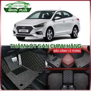 Thảm lót sàn ô tô 6D Hyundai Accent 2013-2024, 2008-2012 chống nước, không mùi, phủ kín 90% sàn xe