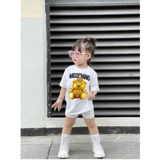 Áo thun moschino queen cho bé  , áo phông trẻ em unisex , Kid _genZ