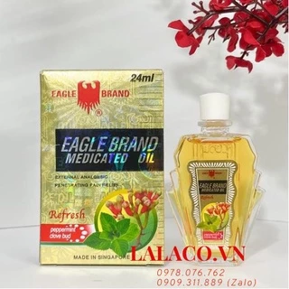 Dầu gió Con Ó màu vàng Eagle Brand 24ml