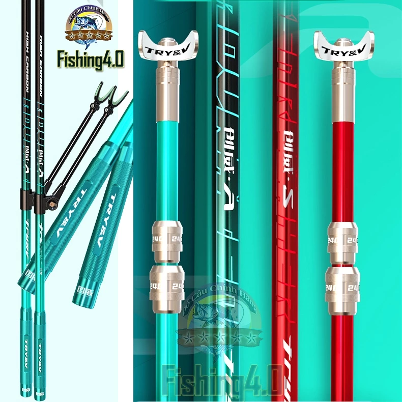 Gác Cần Câu Đài Cao Cấp CHUANGWEI TR&V Carbon 30T- Chuyên Dùng Săn hàng - Siêu Cứng Chống Rung Lắc - AA85
