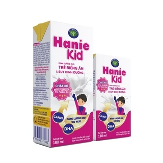 Thùng Sữa Bột Pha Sẵn HANIE KID 110ml x 48 hộp