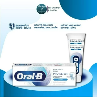 Kem Đánh Răng Oral-B Gencives & Email Pro-Repair Original - Phục Hồi Men Răng Trong 2 Tuần, Hương Thơm Nhẹ Nhàng