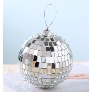 Set Quả Châu Quả Cầu Gương Phản Quang Lấp Lánh Quả Cầu Disco Trang Trí Noel, Decor Phòng