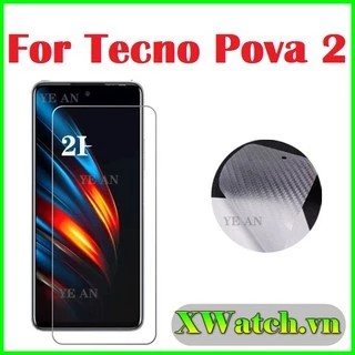 Kính Cường lực Tecno Pova 2 Tecno Spark 7 Tecno Spark 7T Spark 6 Go Spark 8C Pop 5 Lte trong suốt bảo vệ màn hình