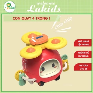 Đồ chơi con quay Spinner 4 trong 1 hình máy bay vui nhộn - Lakids