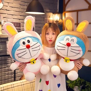 GẤU BÔNG DOREMON LÔNG XÙ COSPLAY (30CM--->50CM) SIÊU MỀM SIÊU DỄ THƯƠNG, HÀNG XỊN CHẤT LƯỢNG CAO