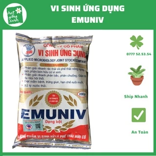 Chế Phẩm Vi Sinh EMUNIV Ủ Phân Và Rác Thải Hữu Cơ Gói 200 Gram