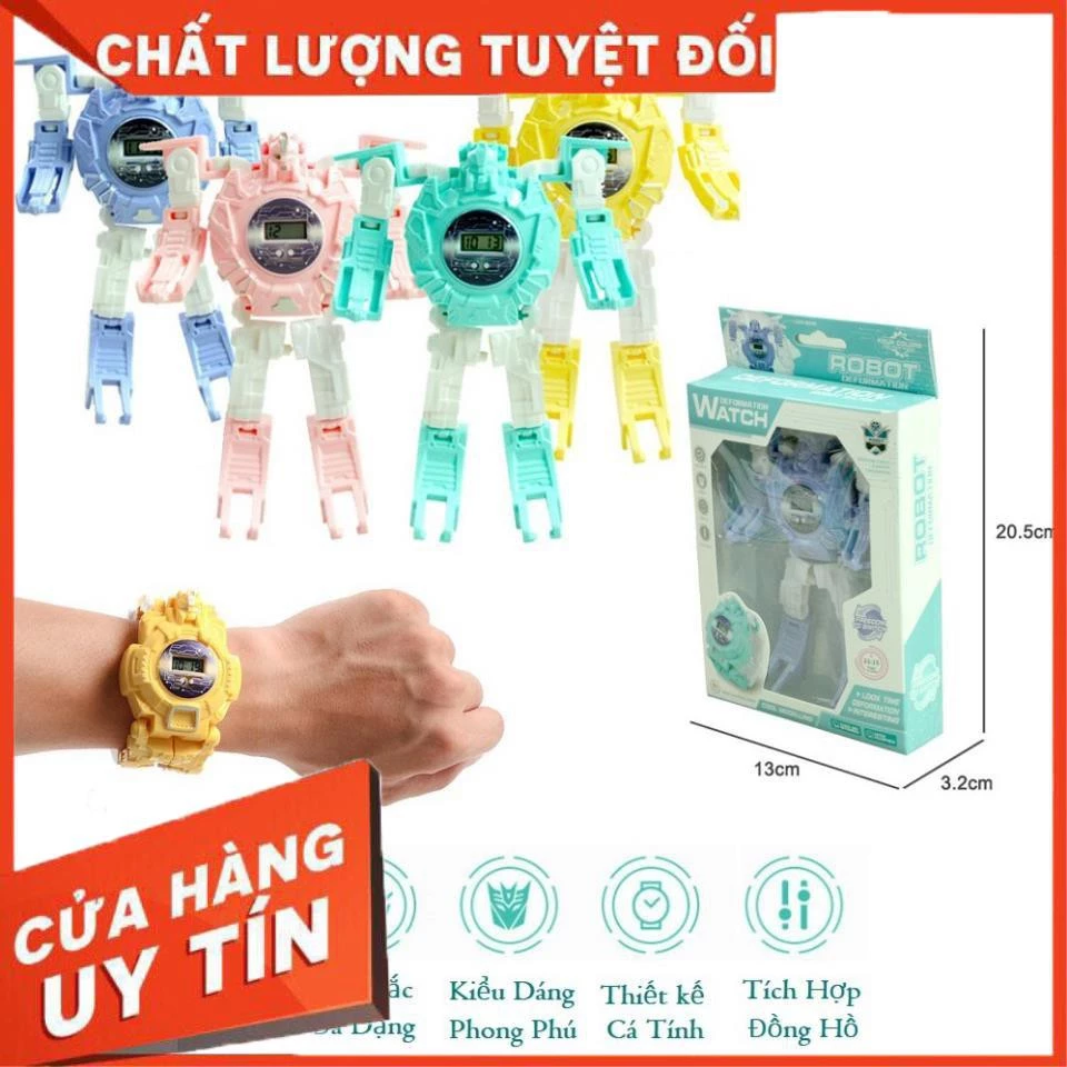 SIÊU HOT _ Đồ Chơi 2in1 Biến Hình Robot _ Dành Cho Bé Trai và Bé Gái (Phù hợp bé từ 3-10 Tuổi)