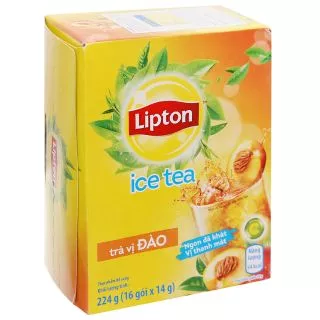 Trà chanh/đào/xoài Lipton ice tea 224 g 16 túi