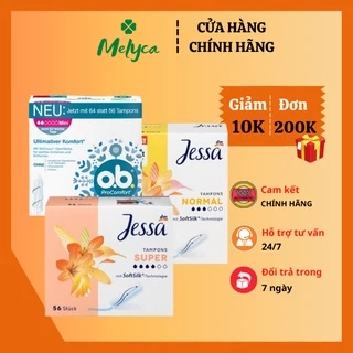 Băng vệ sinh dạng ống Tampon Jessa, OB nội địa Đức - Shop Melyca