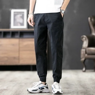 <FREE SHIP> QUẦN JOGGER KAKI BASIC TRƠN KHÔNG KHÓA ZIP CO GIÃN THOẢI MÁI VẬN ĐỘNG (jgtron)