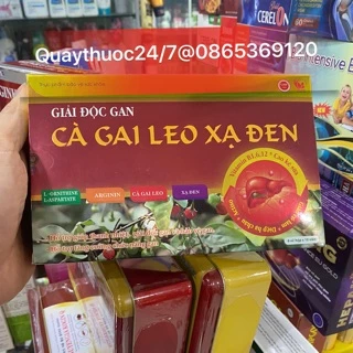 ✅VIÊN UỐNG GIẢI ĐỘC GAN CÀ GAI LEO XẠ ĐEN (60 viên)