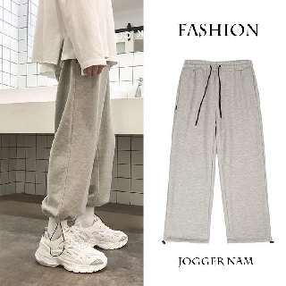 Quần Thể Thao Nam Nữ Mặc 2 Kiểu Ống Suông Và Bo Gấu Lưng Thun ZENKODLMEN JOGGER NAM 9000064