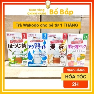 Trà Wakodo Nhật Bản⚡𝟭𝟬𝟬% CHÍNH HÃNG⚡ Cho Bé Từ 1 Tháng Tuổi - Đủ Vị Hoa Quả/Lúa Mạch/Điện Giải