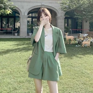 (Hàng od) SET BLAZER CỘC CHO MÙA HÈ