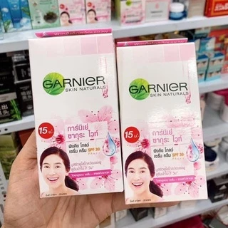 Hộp 6 Kem Dưỡng Trắng Da Chống Nắng Garnier Skin Naturals Thái Lan