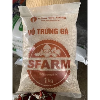 VỎ TRỨNG GÀ SFARM - ĐẶNG GIA TRANG - TÚI 1kg