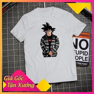 🔥Áo thun unisex🔥 Áo Goku x Supreme