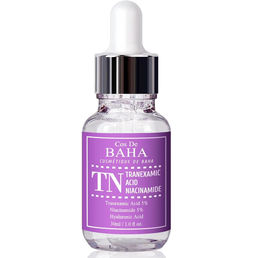 [Hàng mới về] Serum De Baha với thành phần axit tranexamic acid 5% cùng niacinamide 5% cải thiện vùng cho mặt / cổ 30ml