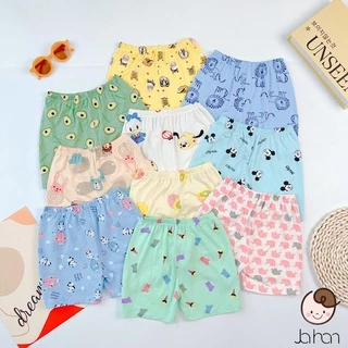 [Set 5 chiếc] Quần chục ngắn quần đùi chất thun lạnh cao cấp K.Woo/Minky Mom cho bé trai bé gái (giao màu ngẫu nhiên)