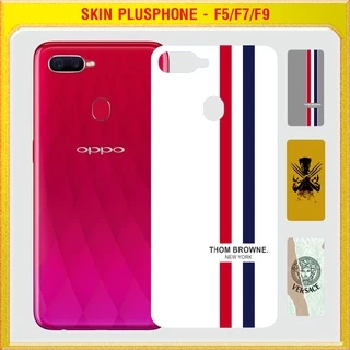 Dán Skin mặt sau cho Oppo F5, F5 Youth, F7, F7 Youth, F9 mẫu Thom Browne