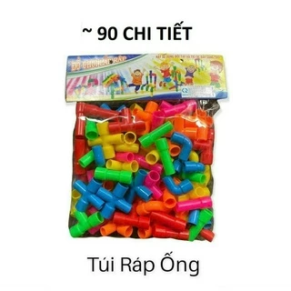 Bộ đồ chơi rắp ghép mô hình ống nước 3D sáng tạo cho bé trên 3 tuổi