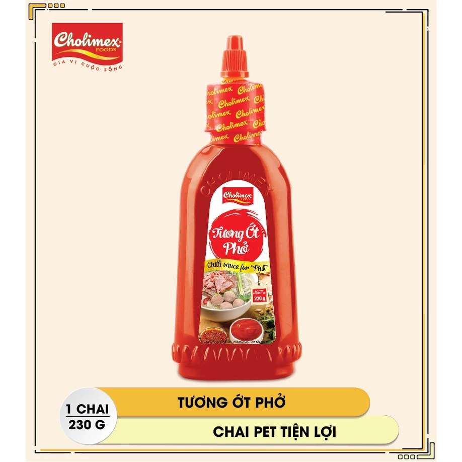 Tương ớt phở Cholimex chai pet 230g