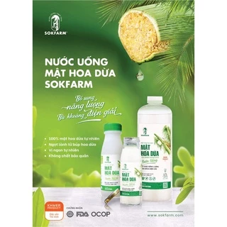 Nước Uống Mật Hoa Dừa Sokfarm bù khoáng bù điện giải