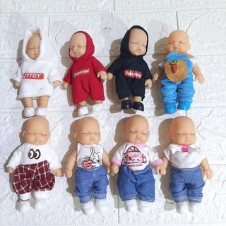 {Hàng Cao Cấp} Búp Bê Ngủ Em Bé Đang Ngủ full silicon 12 cm 5 inch Sleeping Dolls