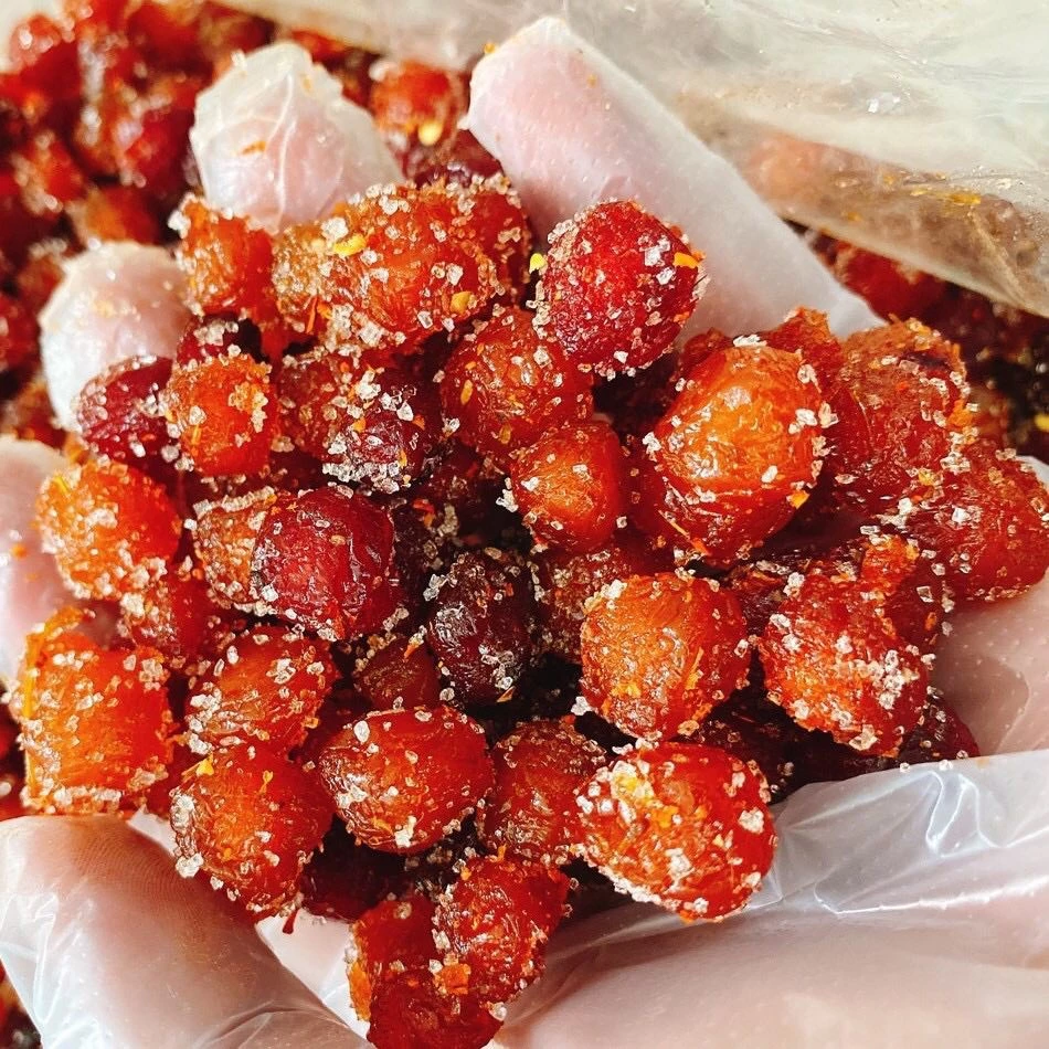 500G MỨT CHÙM RUỘT( SƠ RI) SÓC MUỐI SỚT ĐƯỜNG SIÊU NGON NHÀ LÀM