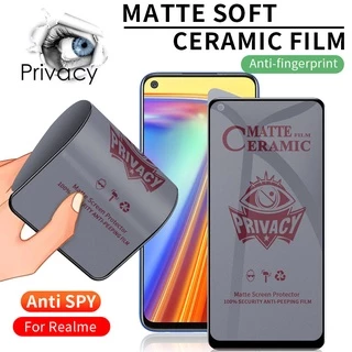 [Không bao giờ vỡ] kính cường lực chống nhìn trộm chống bám vân tay dẻo Realme 5 6 7 8 9 Pro 5i 6i 7i 8i 9i C3 C11 C12 C15 C17 C20 C21 C21Y C25 C25S C25Y C31 C35 Narzo 20 30A 50A 50i