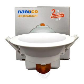 Đèn Âm Trần Nanoco 8W NDL086 Ánh Sáng Trắng Phi 90mm