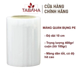 Màng PE Co Quấn Bụng Giảm Béo TABAHA Cuộn 10Cm - 400g