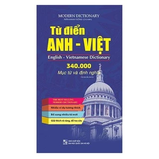 Sách - Từ điển Anh - Việt 340.000 mục từ và định nghĩa (bìa mềm)