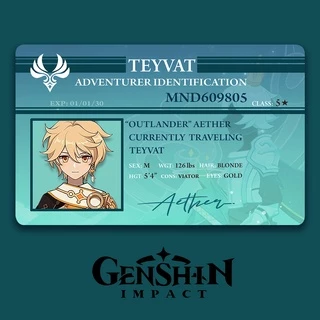 [ Nhân Vật Mondstadt Part 2 ] Thẻ Card Bo Góc Genshin Impact - ID Card - Giấy Bìa Cứng - Có Màng Cán