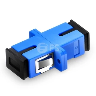 Đầu nối quang Adapter SC/UPC Simplex màu xanh dương