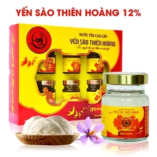 {combo 5 hộp) Nước Yến sào Nguyên chất Thiên Hoàng 12%