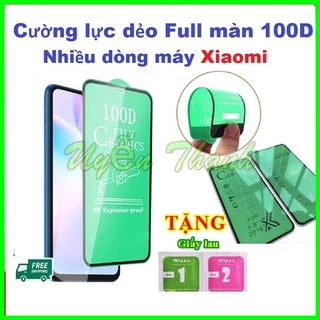 Cường lực dẻo 100d Xiaomi Redmi note 11 pro note 10 note 8 pro note 7 Mi 9 CC9 note 9s mi 10t redmi 10 9a 9c 8a 8 7 9T