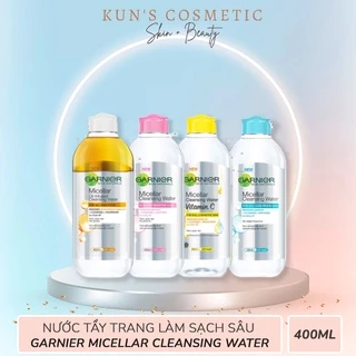 Nước Tẩy Trang làm Sạch Sâu Garnier Micellar Cleansing Water 400ml