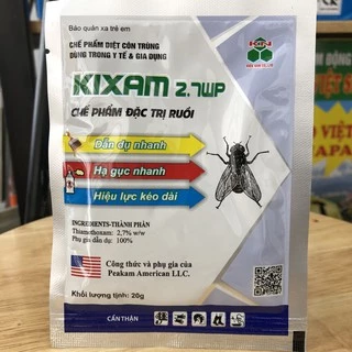 Thuốc diệt ruồi KIXAM 2.7WP, dẫn dụ ruồi nhanh, hàng xuất xứ USA