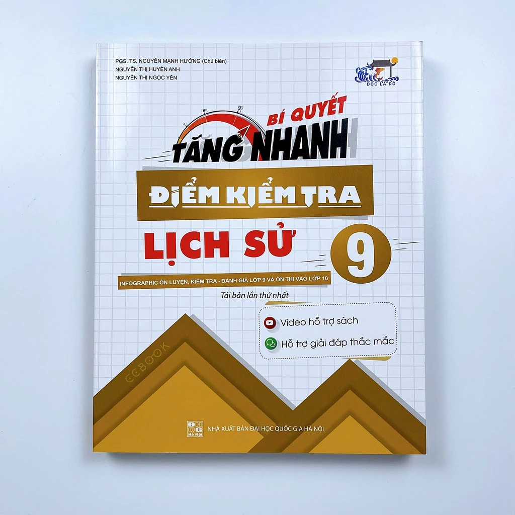 Sách Bí Quyết Tăng Nhanh Điểm Kiểm Tra Lịch Sử Lớp 9