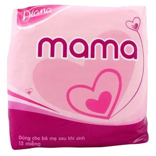 Băng Vệ Sinh Diana Mama Cho Mẹ Sau Sinh 12 Miếng