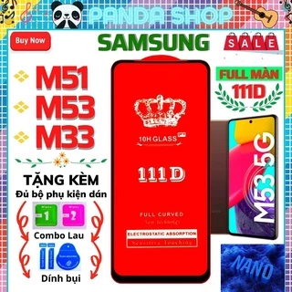 Kính Cường Lực SamSung M51 / M53 / M33 5G - Phủ Nano HD+ chống nước - Full màn hình và trong suốt - Độ cứng 11H