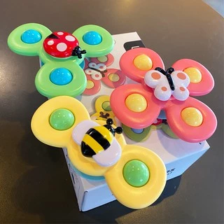 Sét 3 Con Quay Đồ Chơi Fidget Spinner Dán Tường, Đồ Chơi Con Quay Hình Côn Trùng Cho Bé Năng Động